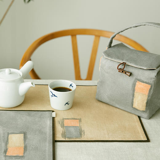 莫兰迪跳色茶巾茶道禅意茶桌垫子 商品图1