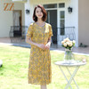 佐尔美2022夏季新款 桑蚕丝真丝弹力斜纹绸连衣裙女E12LS97 商品缩略图0