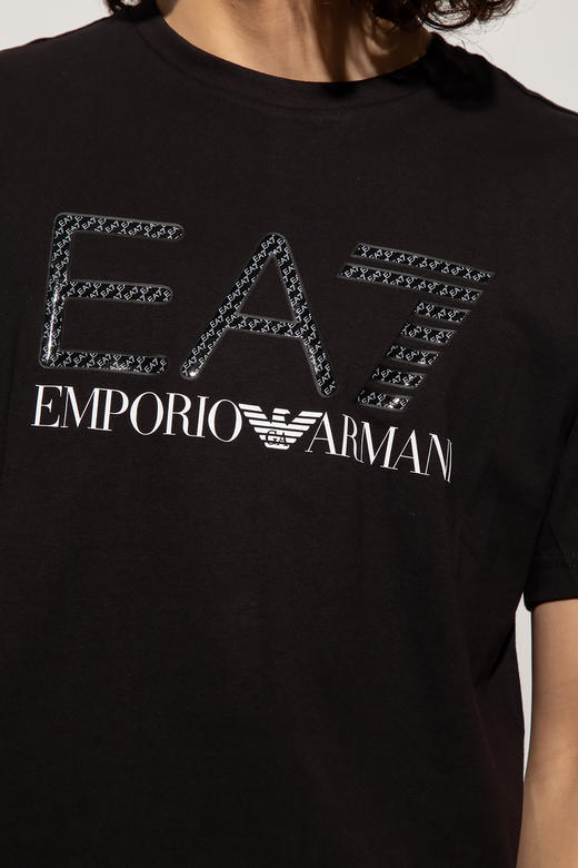 【单件特惠秒】Armani EA7运动系列男士运动全棉T恤10699 商品图2