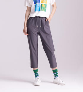 冷感速干休闲九分开叉小直筒36576