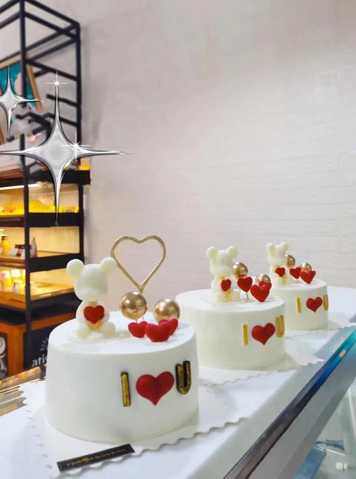 爱心小熊 6寸蛋糕  【BC】【TL】 商品图0