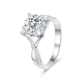 瑞恩“我们”系列18K金钻石女戒