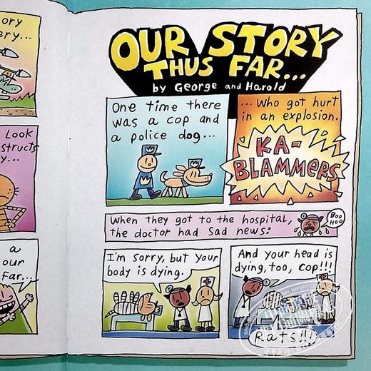 【中商原版】Dog Man 5 Lord of The Fleas神探狗狗05 2021年新版 Captain Underpants同作者 英文原版 儿童桥梁漫画图像小说 商品图6