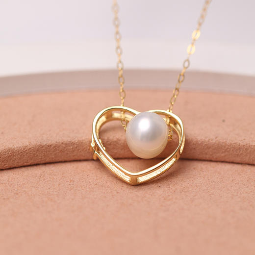 美裕 【怦然心动】银925淡水珍珠链坠6.5-7mm白105128 商品图3