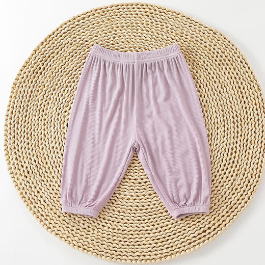 【物理防蚊 清凉透气 不缩水不起球】宝宝防蚊裤夏季新款男女童长裤婴儿莫代尔棉灯笼裤儿童空调裤 商品图8