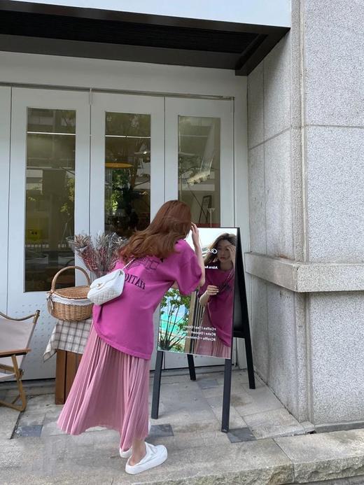 （清仓现货）【社群供】盐甜系套装网红炸街穿搭火龙果色 商品图3