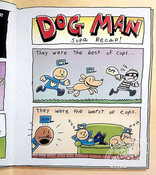 【中商原版】Dog Man 3 A Tale of Two Kitties 神探狗狗3 2021年新版 英文原版进口 儿童桥梁漫画图像小说 小初文学图画小说 商品图7