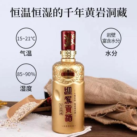 迎驾贡酒 生态洞藏6 浓香型白酒52度  450ml 聚会畅饮 口粮好酒 72小时发货 商品图3