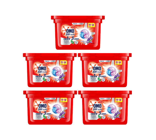 奥妙3合1洗衣凝珠18颗三效合一抑菌洁净护色189g*5盒 商品图0