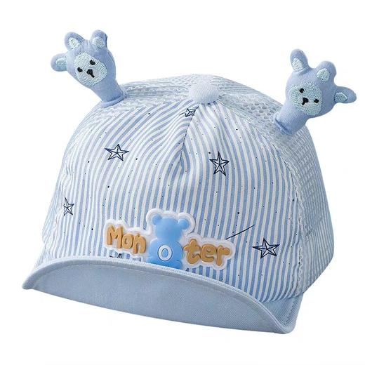 【可爱卡通 透气吸汗】夏季新款婴儿帽子网纱鸭舌帽春秋薄款幼儿童宝宝棒球帽软檐萌 商品图4