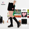 MISHKA大眼球潮牌2022春夏新品女士绣花高腰针织短裤休闲短裤M21100864W 商品缩略图0