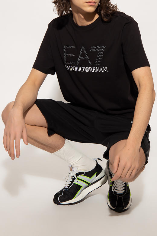 【单件特惠秒】Armani EA7运动系列男士运动全棉T恤10699 商品图3