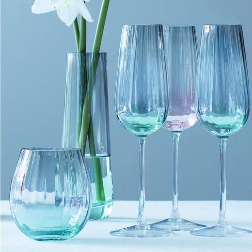 英国LSA 彩虹高脚杯 LSA Pearl红酒杯子香槟杯 渐变色玻璃葡萄酒杯醒酒器 商品图3