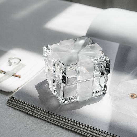 捷克进口/BOHEMIA波西米亚进口水晶玻璃带盖水果斗欧式家居装饰首饰盒礼物糖果盒 商品图2