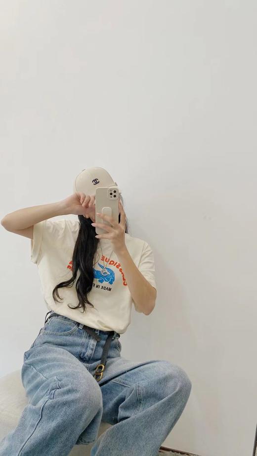 女鳄鱼字母短T2273 商品图1