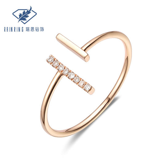 瑞恩仙女戒18K金钻石女戒 商品图4