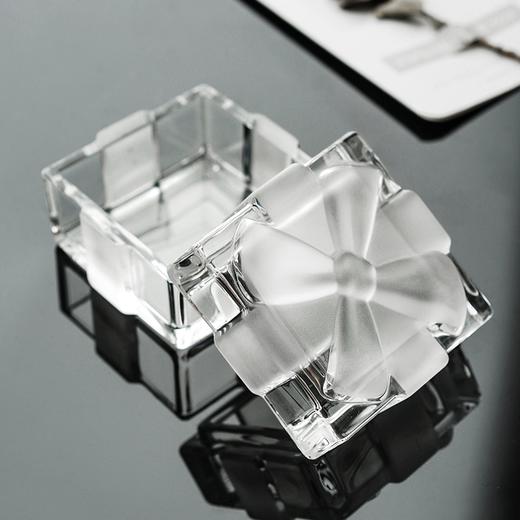 捷克进口/BOHEMIA波西米亚进口水晶玻璃带盖水果斗欧式家居装饰首饰盒礼物糖果盒 商品图1