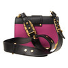 PRADA 普拉达 女士 Cahier 系列樱红色黑色牛皮单肩斜挎包 1BD045 2BB0 F0AJ6 OCH 商品缩略图2