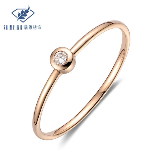 瑞恩仙女戒18K金钻石女戒 商品图6