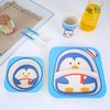 【开学季】创意环保竹纤维日式餐盘儿童餐具幼儿园母婴碗盘碟套装 商品缩略图2