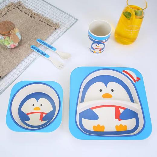 【开学季】创意环保竹纤维日式餐盘儿童餐具幼儿园母婴碗盘碟套装 商品图2