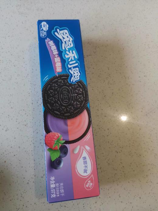 奥利奥缤纷双果味夹心饼干蓝莓味+树莓味97g 商品图0