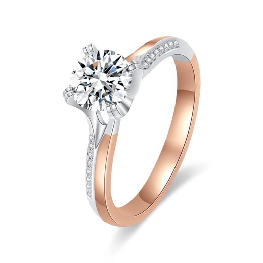 瑞恩“我们”系列18K金钻石女戒 商品图0