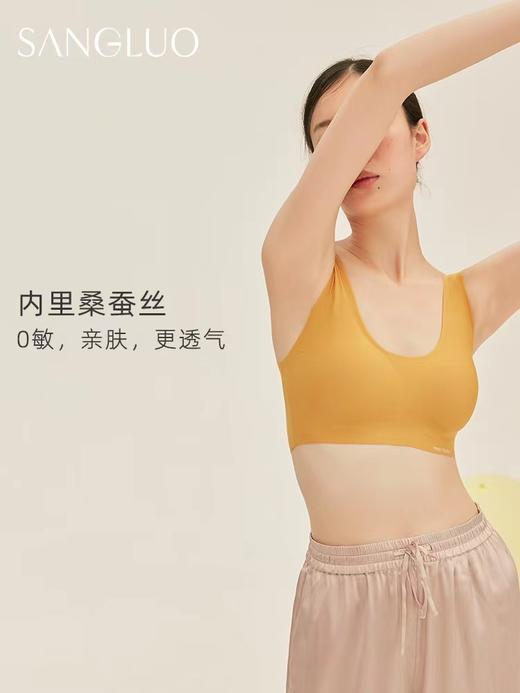 百货世界-SANGLUO桑蚕丝运动文胸 商品图0