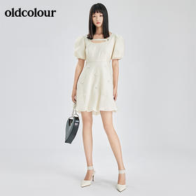 oldcolour夏季新品甜美气质连衣裙BO22101069B