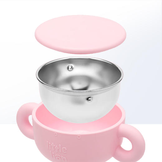 膳魔师THERMOS 不锈钢儿童餐具防烫辅食大碗340ml 商品图3