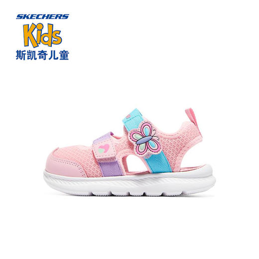 小斯凯奇新款童鞋宝宝凉鞋2022夏季女童凉鞋可爱魔术贴鞋子303013N 商品图0