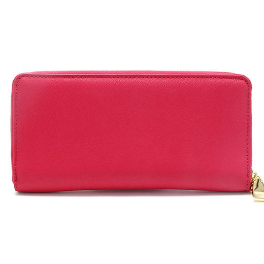 TORY BURCH 汤里伯奇 女士金属徽标手拿包 玫红色 40882 613 商品图1