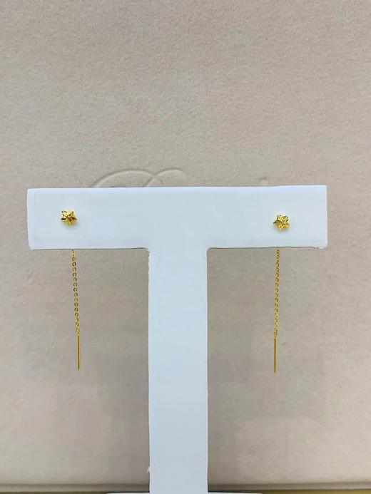 百货世界-中国珠宝足金耳线 商品图0