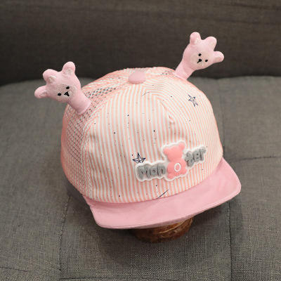 【可爱卡通 透气吸汗】夏季新款婴儿帽子网纱鸭舌帽春秋薄款幼儿童宝宝棒球帽软檐萌 商品图7