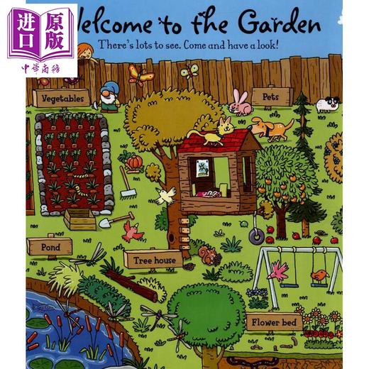 【中商原版】Spot the Snail in the Garden 找找书：蜗牛在哪里 英文原版 进口原版 4岁到7岁 儿童图画书 Stella Maidment 商品图1