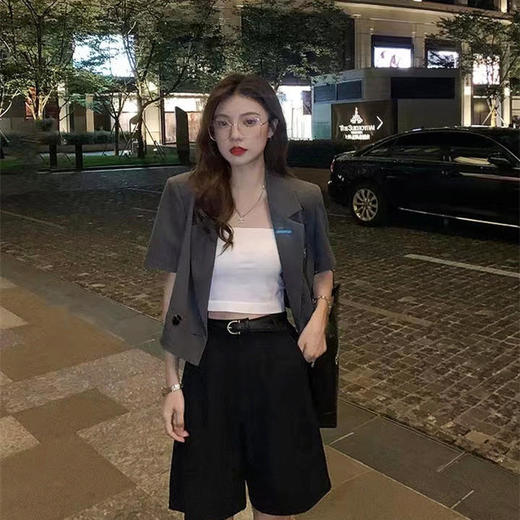 【安梨口袋韩版百搭小背心】一字细肩带固定杯垫不跑杯不空杯轻薄透气更轻弹柔软不变形无钢圈3D立体版型里搭外露解锁多样穿搭 商品图4