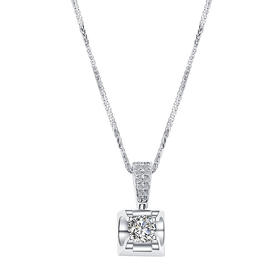 瑞恩臻爱系列18K金钻石吊坠DRBTPE098