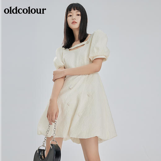 oldcolour夏季新品甜美气质连衣裙BO22101069B 商品图1
