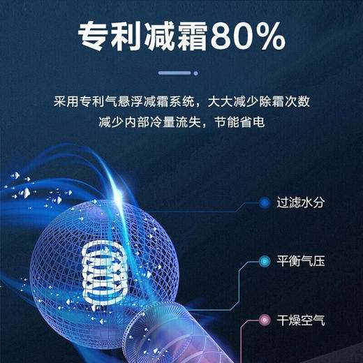 海尔冰柜家用 冷藏冷冻转换小型 冷冻柜 商用冰柜速冻保鲜柜 一级能效 103升 BC/BD-103HMC 商品图5