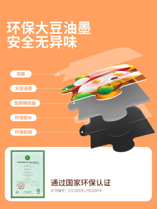 爱涂图磁性拼图儿童进阶益智 2岁3到6岁立体早教平图男孩女孩玩具 商品图5