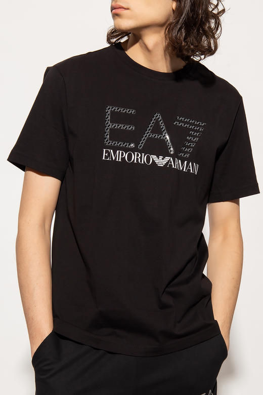 【单件特惠秒】Armani EA7运动系列男士运动全棉T恤10699 商品图4