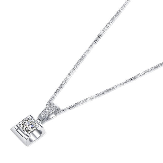 瑞恩臻爱系列18K金钻石吊坠DRBTPE098 商品图1