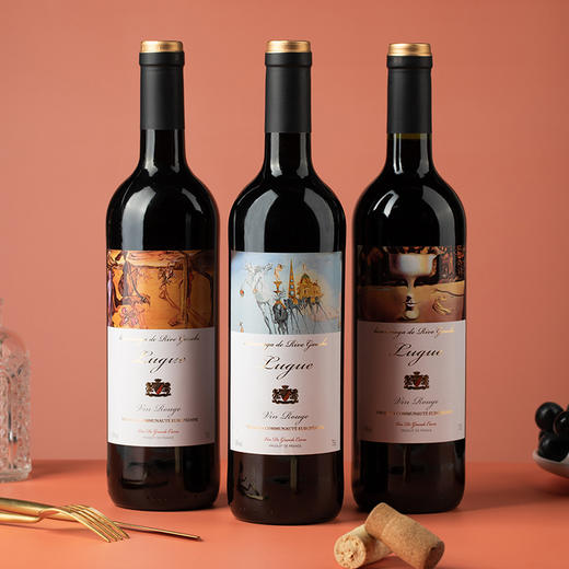 法国进口露歌左岸鲁仙世家 14°干型750ML*3支红酒礼盒[福利品] 商品图4