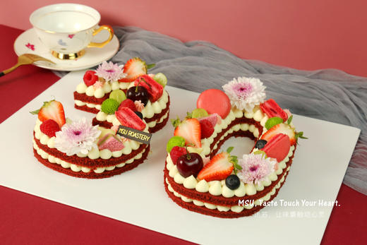 红丝绒数字蛋糕（下单备注数字或字母） 商品图2