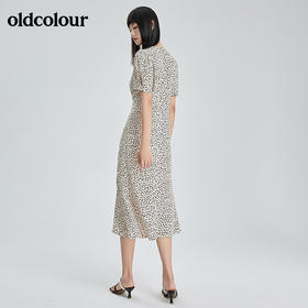oldcolour2022夏季新品碎花连衣裙BO22101062B