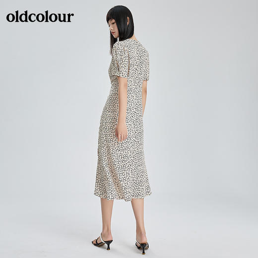 oldcolour2022夏季新品碎花连衣裙BO22101062B 商品图0