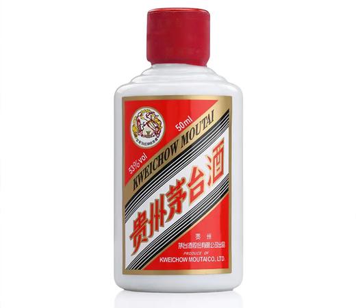 【推荐】茅台 飞天茅台条茅（白条） 酱香型 53度 50ml 单瓶 商品图1