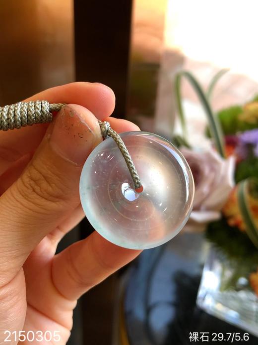 2150305，玻璃飘花平安扣裸石，69999。 商品图5