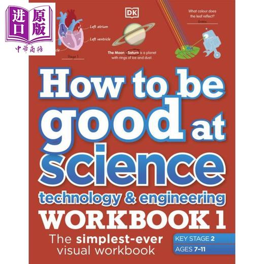 【中商原版】Science Technology and Engineering Workbook  DK 科学 技术 工程手册 7-10岁 KS2 STEM课程学习 英文儿童教辅 商品图1