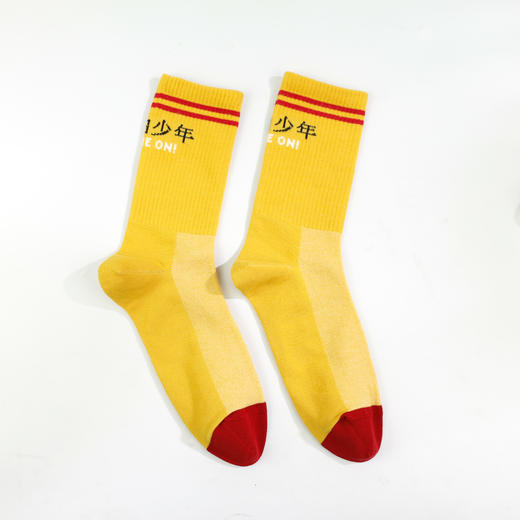 【1双装 1双6折】中考高考袜子女中筒夏季男士加油考试网面袜子夏季棉袜【2212221】 商品图0